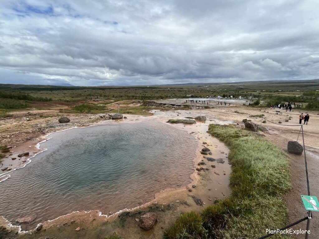 Konungshver hot spring at Geysir Geothermal Area.