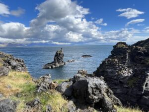 Basalt Cliffs on the shore of Sneafellsnes Peninsula.