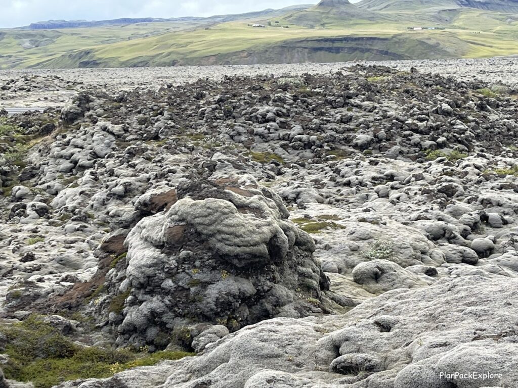 Eldhraun Lava Field in South Iceland.