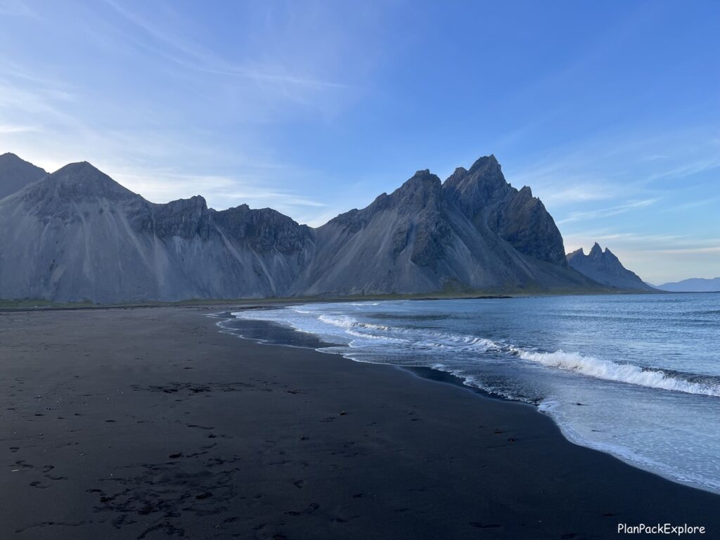 Vestrahorn and Stokksnes Beach coast