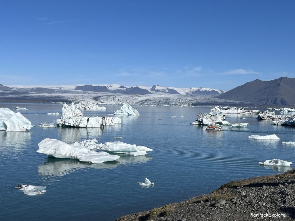 Jokulsarlon Glacier Lagoon in Iceland.