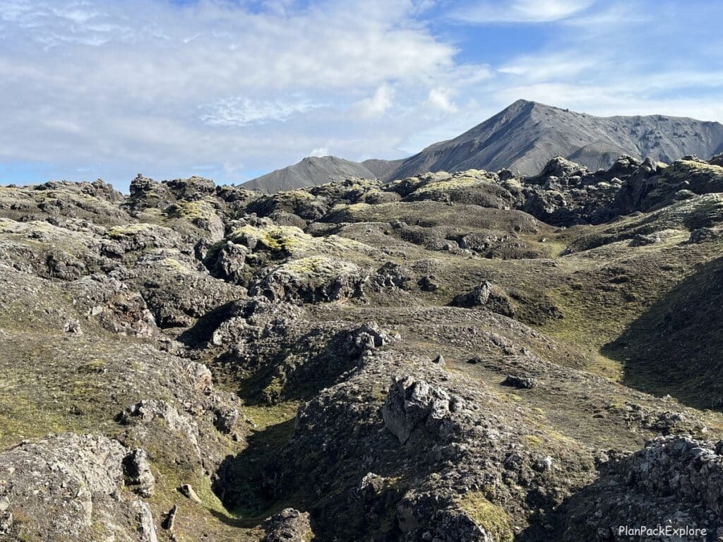 Laugahraun Lava Field in Landmannalaugar, Iceland.