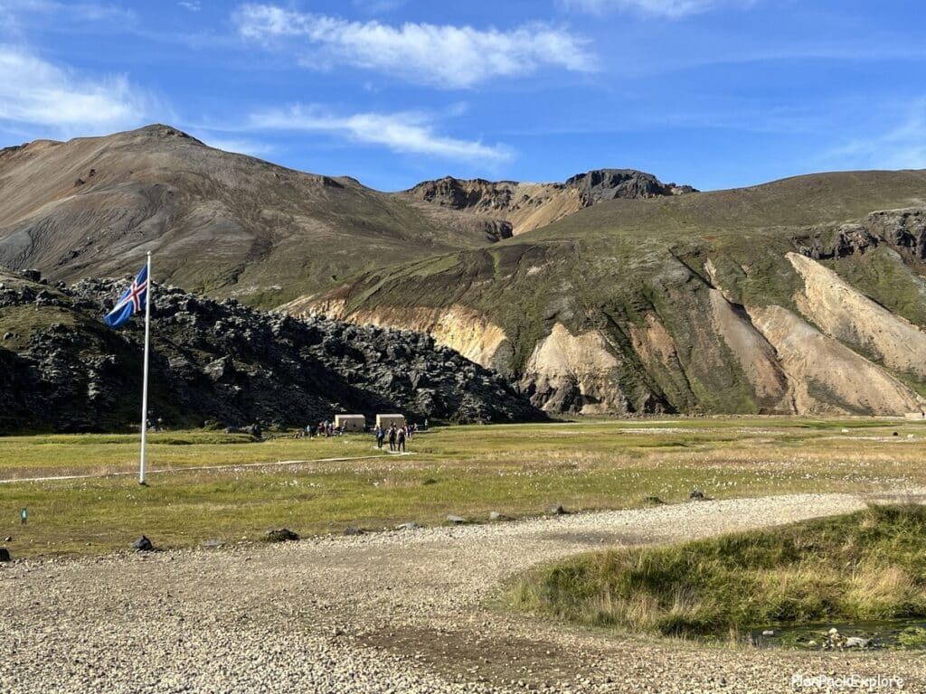 A path to Landmannalaugar s Hot Pool.