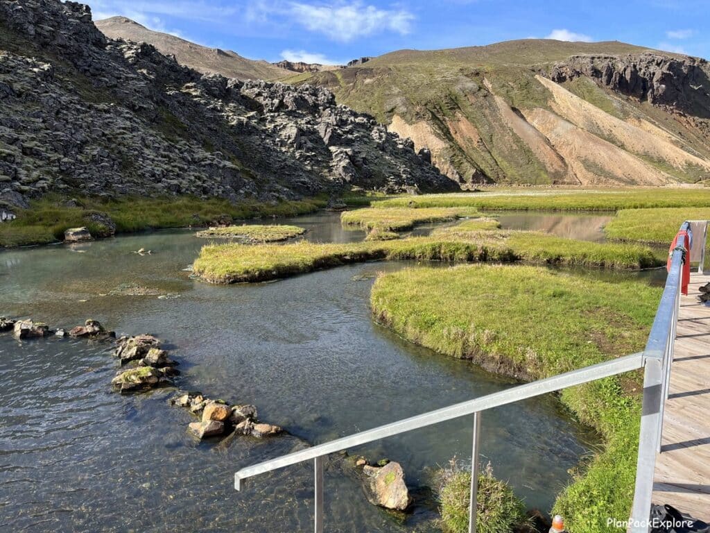 Landmannalaugar hot springs, called People's Pool.