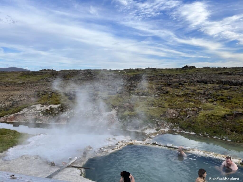 Hveravellir geothermal area Hot spring in the Highlands, Iceland.