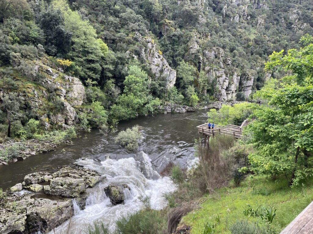 River rapids on the Paiva Walkways in Portugal.